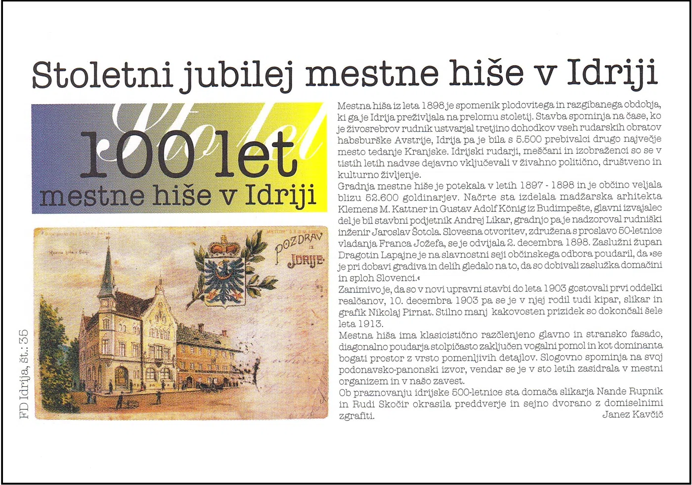 100 LET MESTNE HIŠE